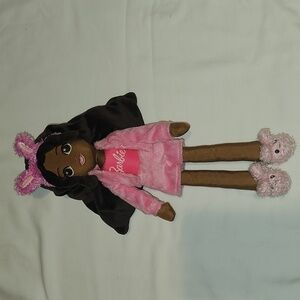 Sweet Dreams Barbie Brooklyn Plush Soft Doll, in Bedtime Outfit w/Bunny Slippers